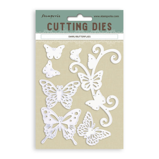 Stamperia - Cutting Dies - Swirly Butterflies