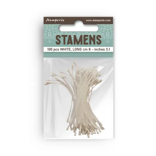Stamperia - Stamens 8cm White