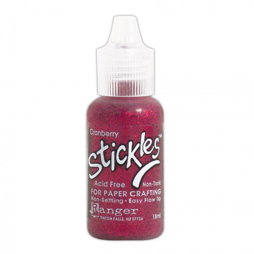 Stickles Glitterglue - Cranberry