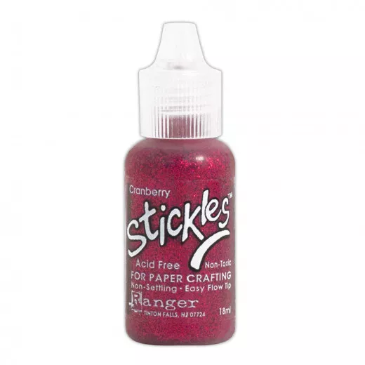 Stickles Glitterglue - Cranberry