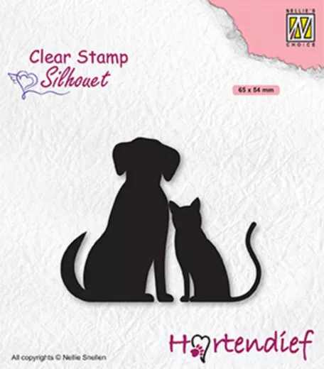 Clear Stamps - Silhouette Pets Friends