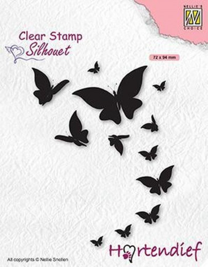 Clear Stamps - Silhouette Pets Schmetterlinge