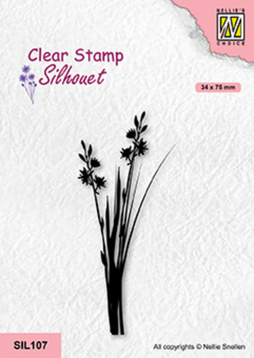 Clear Stamps - Silhouette Blumen -20