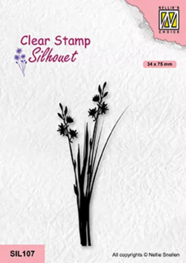 Clear Stamps - Silhouette Blumen -20