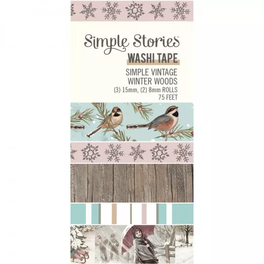 Simple Stories Washi Tape - Winter Woods