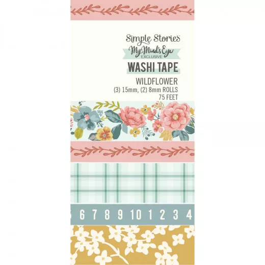 Simple Stories Washi Tape - Wildflower