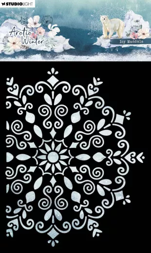 Studio Light - Masks / Stencils - Arctic Winter - Icy Mandala