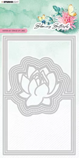 Studio Light Cutting Die - Water Lily Stand Up Card