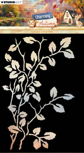 Studio Light - Masks / Stencils - Charming Autumn - Autumn Branches