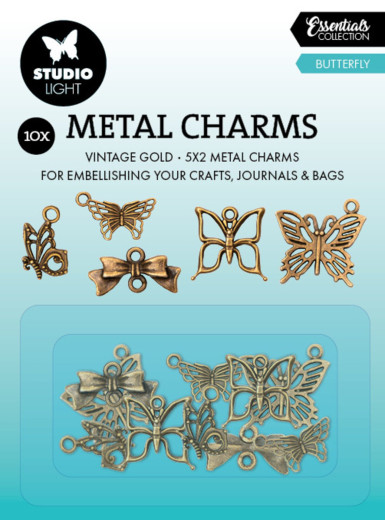 Studio Light - Metal Charms - Butterfly Essentials