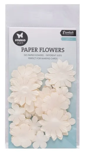 Studio Light - Essentials Nr. 14 - Cream Paper Flowers