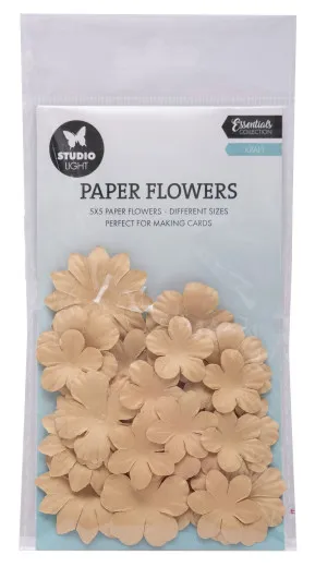 Studio Light - Essentials Nr. 15 - Kraft Paper Flowers