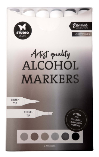 Studio Light - Alcohol Markers - Greytones