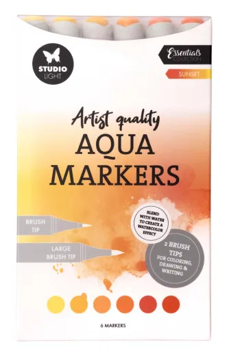 Studio Light - Aqua Markers - Sunset