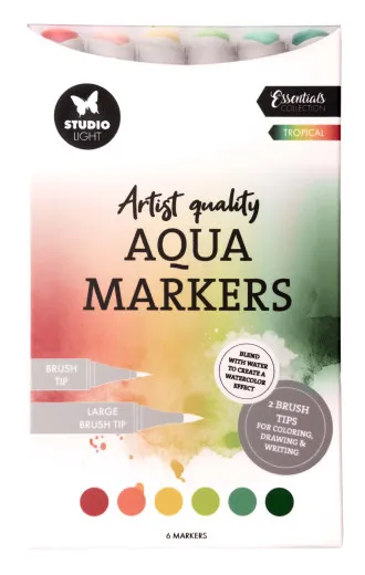 Studio Light - Aqua Markers - Tropical