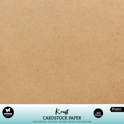 Studio Light 12x12 Cardstock Paper - Kraft