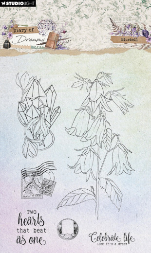 Studio Light - Clear Stamps - Diary of Dreams - Bluebell