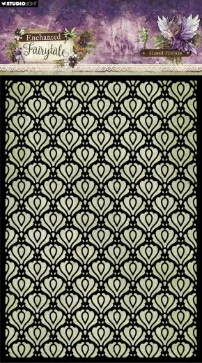 Studio Light - Masks / Stencils - Enchanted Fairytale - Closed Florals