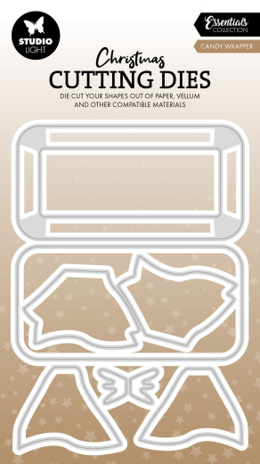 Studio Light - Christmas Cutting Dies - Candy Wrapper