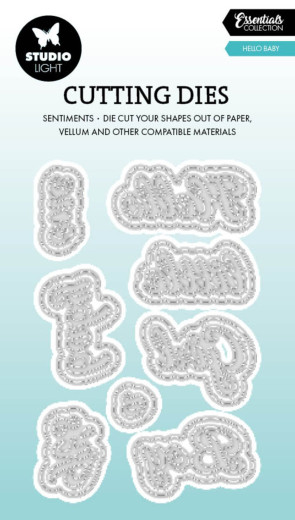 Studio Light - Essentials Cutting Dies - Hello Baby