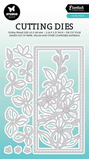 Studio Light Cutting Dies - Essentials Nr. 738 - Floral Frame