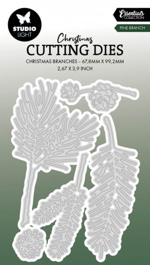 Studio Light - Cutting Dies - Christmas Essentials Nr. 842 - Pine Branch