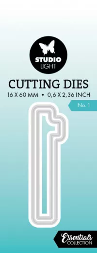 Studio Light - Cutting Dies - Essentials Nr. 918 - Number 1