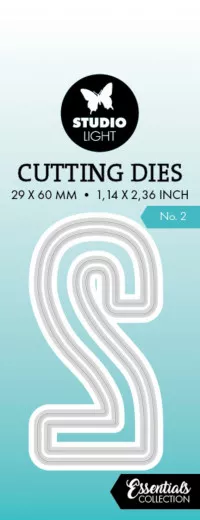 Studio Light - Cutting Dies - Essentials Nr. 919 - Number 2