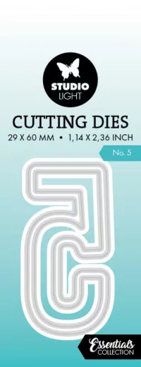 Studio Light - Cutting Dies - Essentials Nr. 922 - Number 5