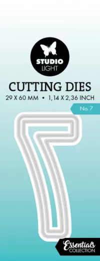 Studio Light - Cutting Dies - Essentials Nr. 924 - Number 7