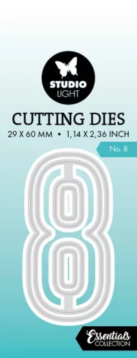 Studio Light - Cutting Dies - Essentials Nr. 925 - Number 8