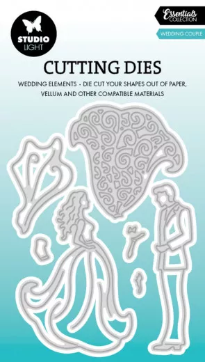 Studio Light - Cutting Dies - Essentials Nr. 955 - Wedding Couple