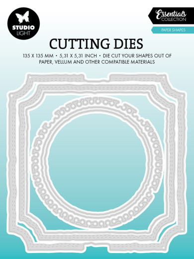 Studio Light - Cutting Dies - Paper Shapes Essentials