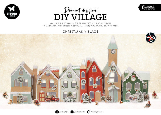 Christmas Village Essentials - Die-cut Designer DIY Village