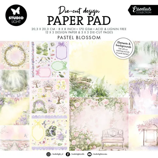 Studio Light - Die-Cut Paper Pad - Pastel Blossom