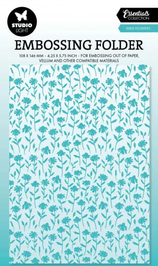 Studio Light Embossing Folder - Essentials Nr. 28 - Wild Flowers