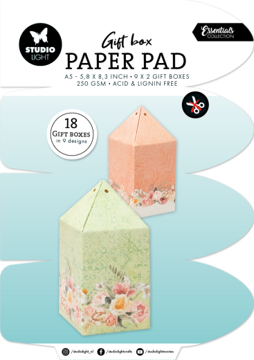 Studio Light - Gift Box Paper Pad - Candybox