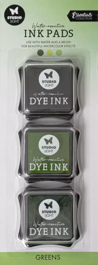 Studio Light - Water-Reactive Ink Pads - Greens