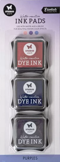 Studio Light - Water-Reactive Ink Pads - Purples