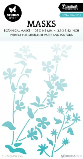 Studio Light - Masks / Stencils - Essentials Nr. 256 - Floral Branch