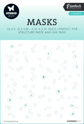 Studio Light - Masks / Stencils - Essentials Nr. 263 - Confetti