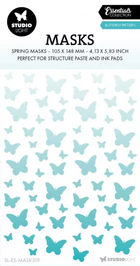 Studio Light - Masks / Stencils - Essentials Nr. 319 - Butterfly Pattern