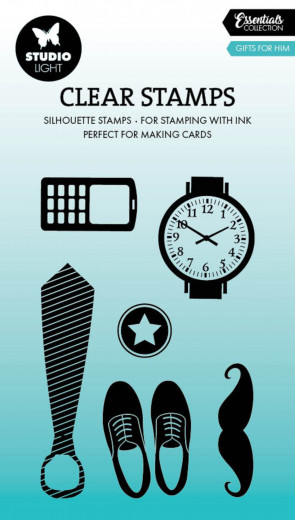 Studio Light Clear Stamps - Essentials Nr. 667 - Gifts For Him