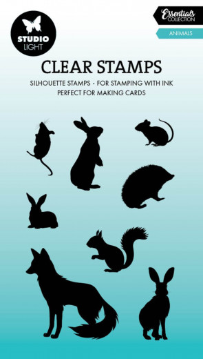 Studio Light Clear Stamps - Essentials Nr. 704 - Animals Silhouette