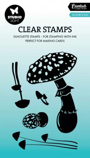 Studio Light Clear Stamps - Essentials Nr. 708 - Mushrooms Silhouette