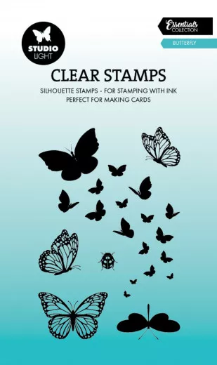 Studio Light - Clear Stamps - Essentials Nr. 738 - Butterfly