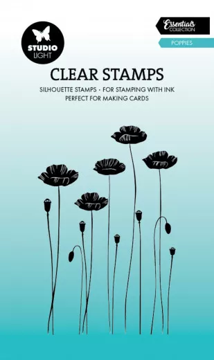 Studio Light - Clear Stamps - Essentials Nr. 741 - Poppies