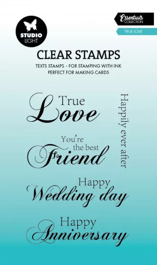 Studio Light - Clear Stamps - Essentials Nr. 745 - True Love