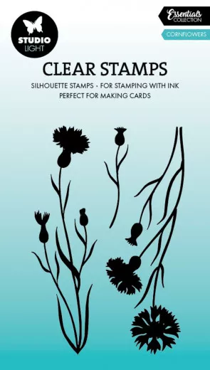 Studio Light - Clear Stamps - Essentials Nr. 783 - Cornflowers Silhouette