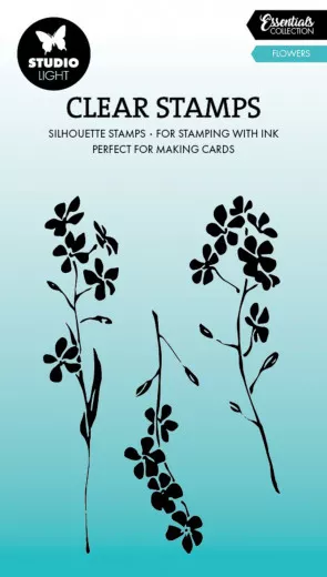 Studio Light - Clear Stamps - Essentials Nr. 784 - Flowers Silhouette